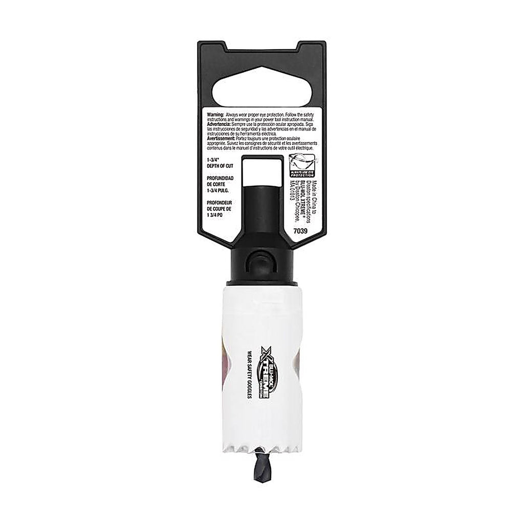 Blumol - E0217039 - Blu-Mol Xtreme 1-1/8 In. Bi-Metal 1/4 In. D Hole Saw