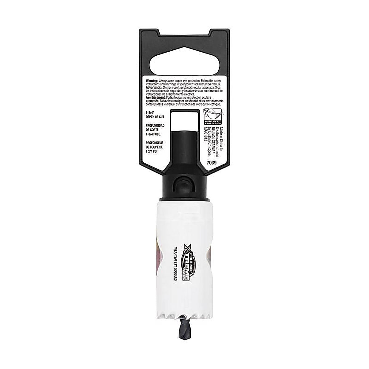 Blumol - E0217039 - Blu-Mol Xtreme 1-1/8 In. Bi-Metal 1/4 In. D Hole Saw