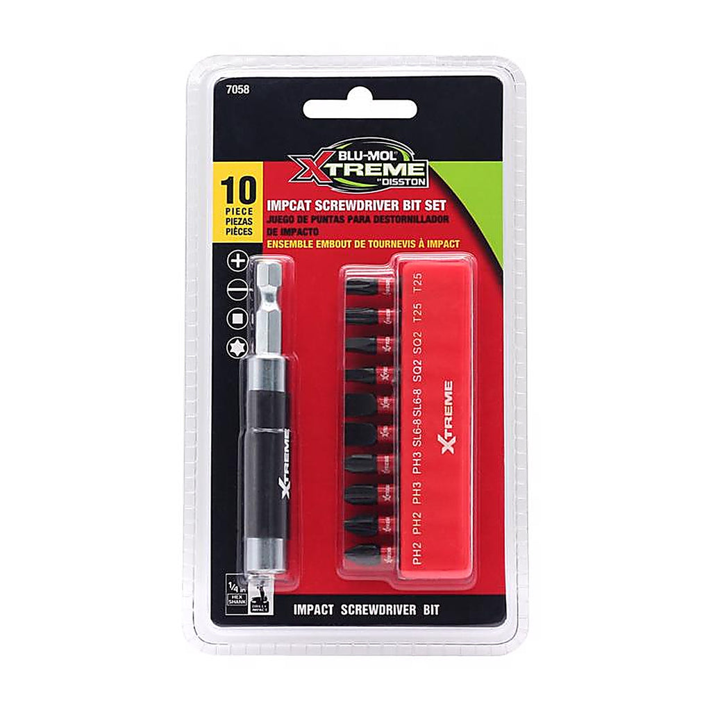 Blu-Mol Xtreme - E0217058 - Impact Driver Bit Set 11 Piece