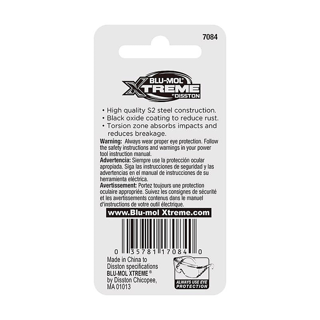 Blu-Mol Xtreme - E0217084 - HEX 7/64 In. X 2 In. L Screwdriver Bit S2 Tool Steel 1 Pack
