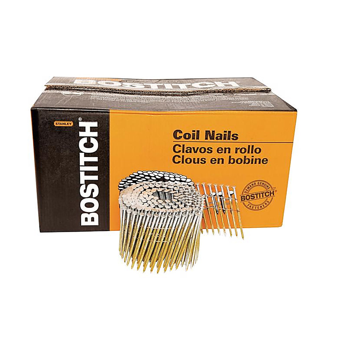 Bostitch - C12P131DG - 3-1/4 In. L Wire Coil Galvanized Framing Nails 15 Deg 2700 Pack