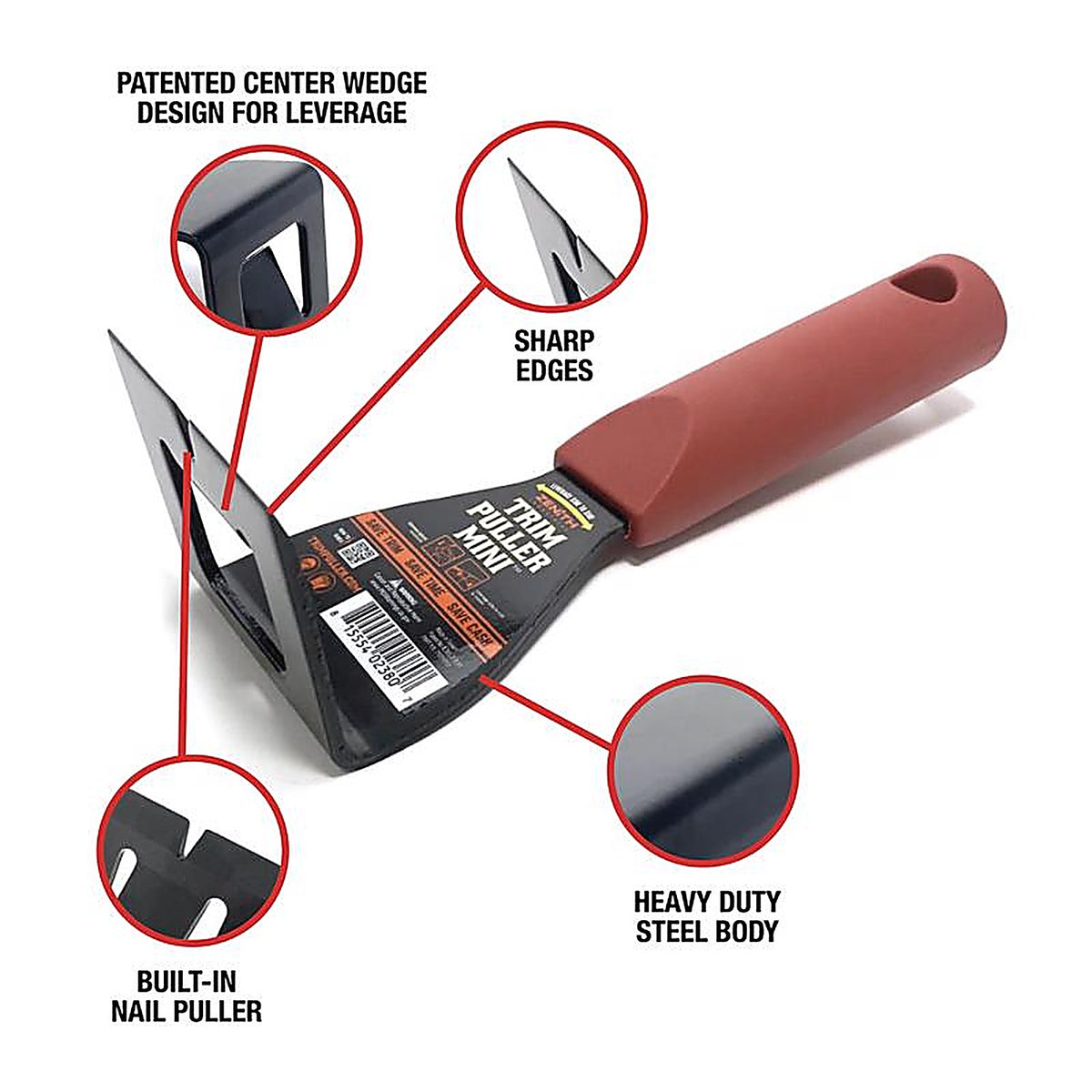 Zenith - ZN700051 - 7.88 In. Mini Trim Puller 1 Pack