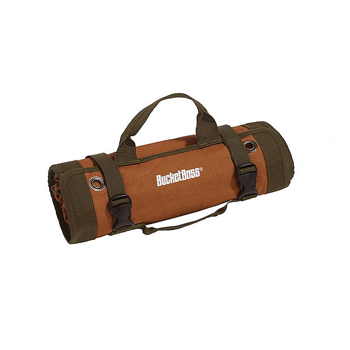 Bucket Boss - 74004 - 6 In. W Canvas Tool Roll Pouch 6 Pocket Brown 1 Piece