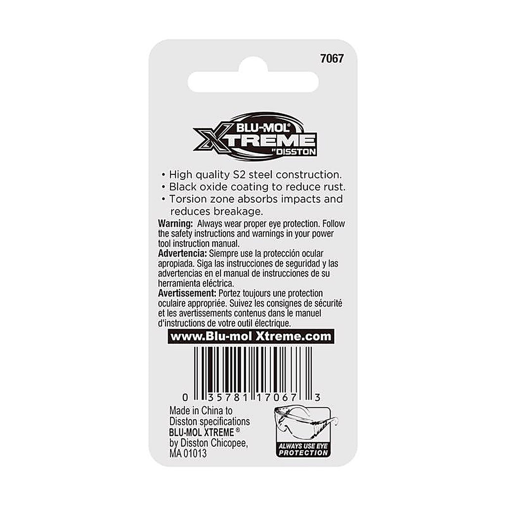 Blu-Mol Xtreme - E0217067 - Torx 10 X 1 In. L Screwdriver Bit S2 Tool Steel 2 Piece