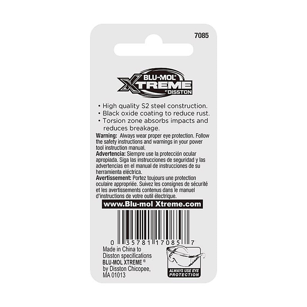 Blu-Mol Xtreme - E0217085 - HEX 5/32 In. X 2 In. L Screwdriver Bit S2 Tool Steel 1 Piece