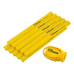 C.H. Hanson - 10214 - 2 In. L Carpenter Pencil and Sharpener Yellow 10 Piece