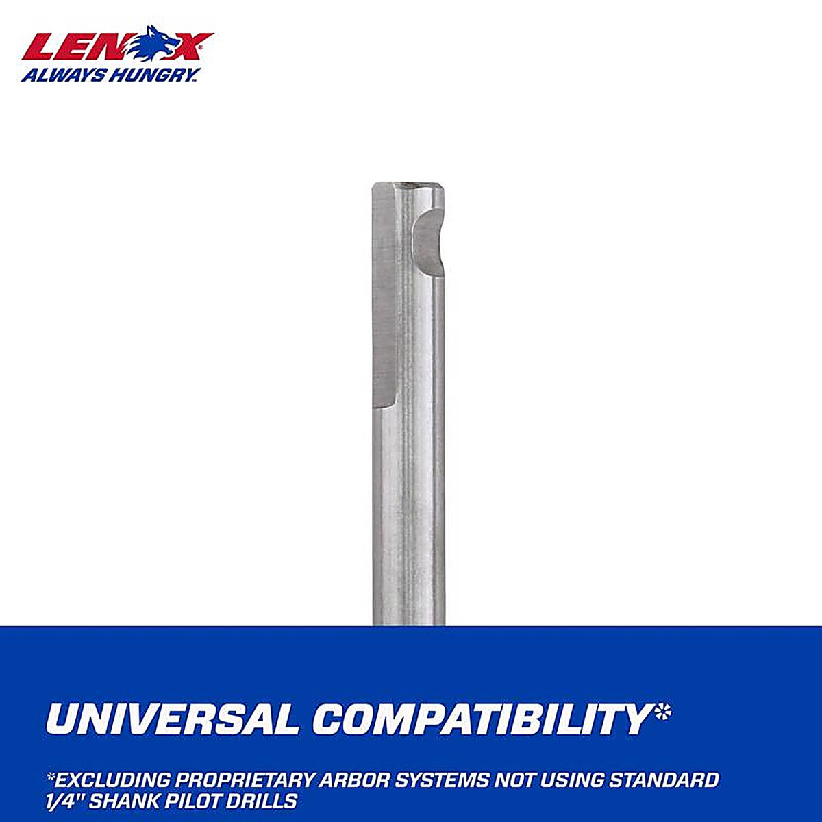 Lenox - LXAH99414CTPB - 108 MM Carbide Tipped 4-1/4 In. L X 1/4 In. D Hole Saw Pilot Bit