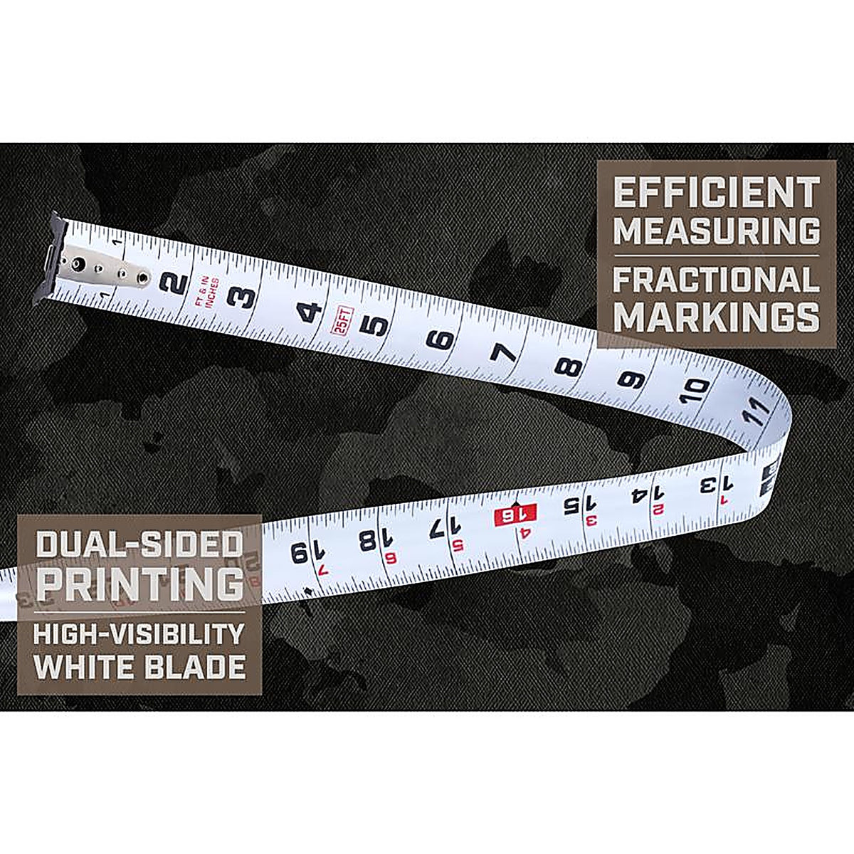 Spec Ops - SPEC-PTM25M - 25 Ft. L X 3.69 In. W Tape Measure 1 Pack
