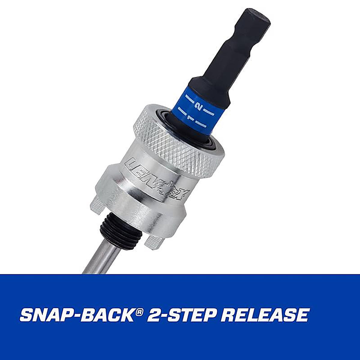 Lenox - LXAH9938PBM - Snap-Back 9/16 - 1-3/16 In. Quick Change 3/8 In. D Hole Saw Arbor