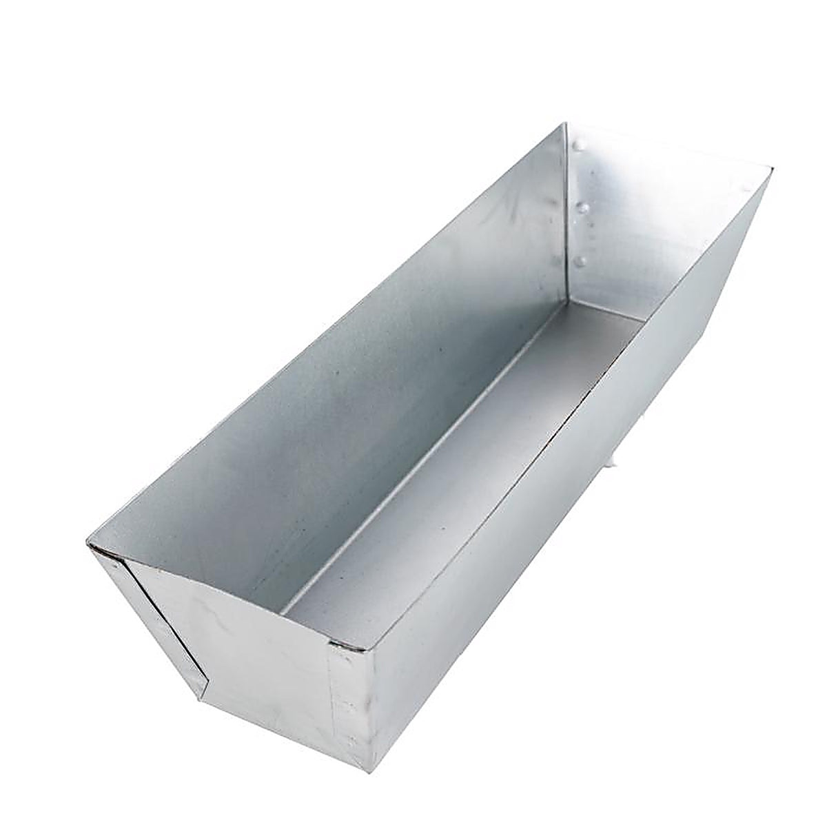 Warner - 206 - Galvanized Steel Mud Pan 3.5 In. H X 4 In. W X 12 In. L