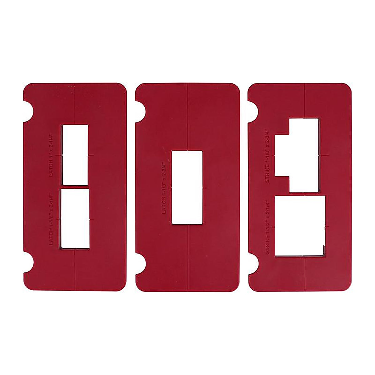 Milescraft - 12260003 - Hinge Jig Door Hinge Template 7 Piece