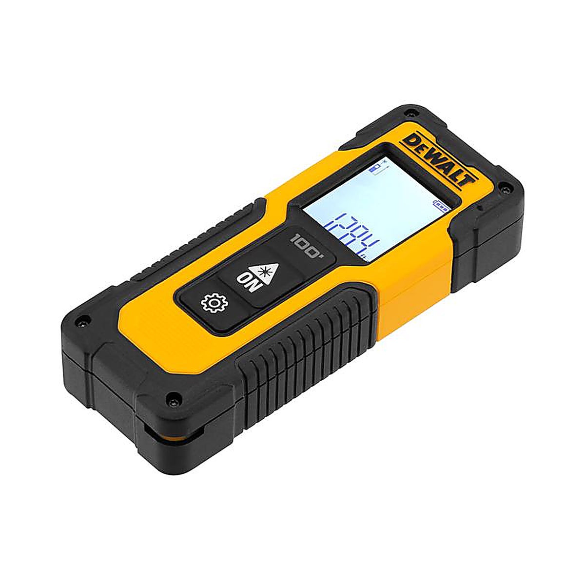 DeWalt - DWHT77100 - 6.5 In. L X 3.8 In. W Laser Distance Measurer 100 Ft. Black/Yellow 1 Piece
