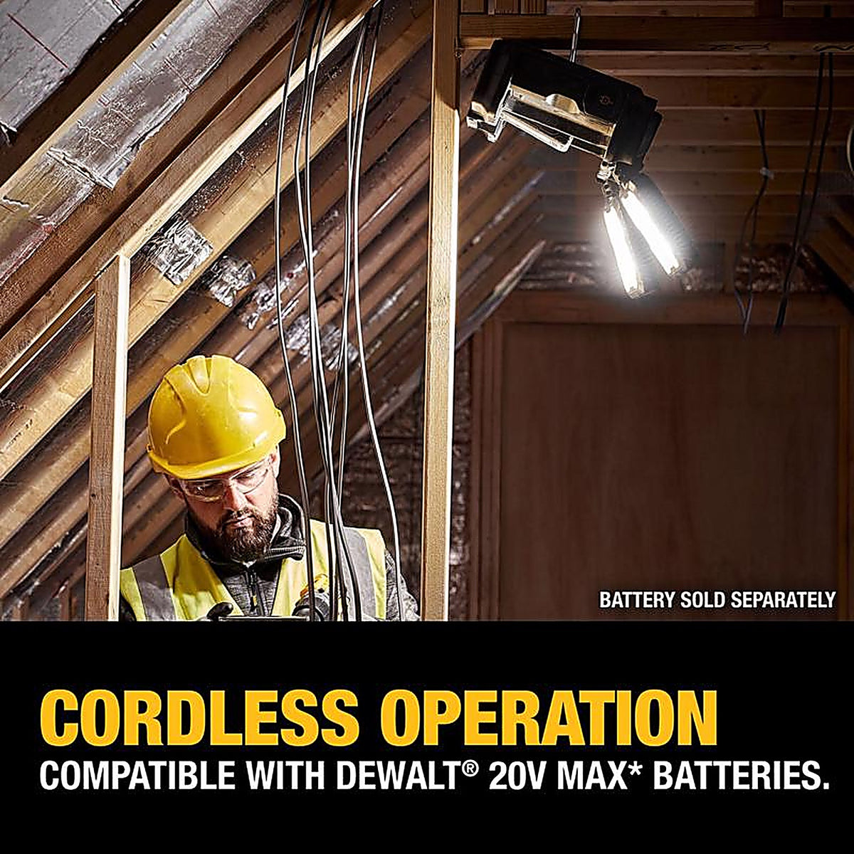 DeWalt - DWST08062 - Toughsystem 2.0 4000 LM LED Battery Handheld Work Light