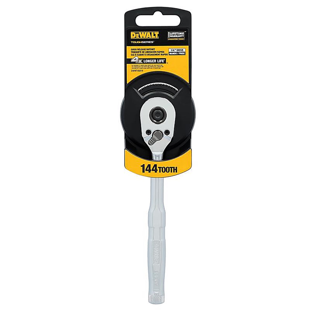 DeWalt - DWMT45019 - Toughseries 1/4 In. Drive Quick-Release Ratchet 144 Teeth