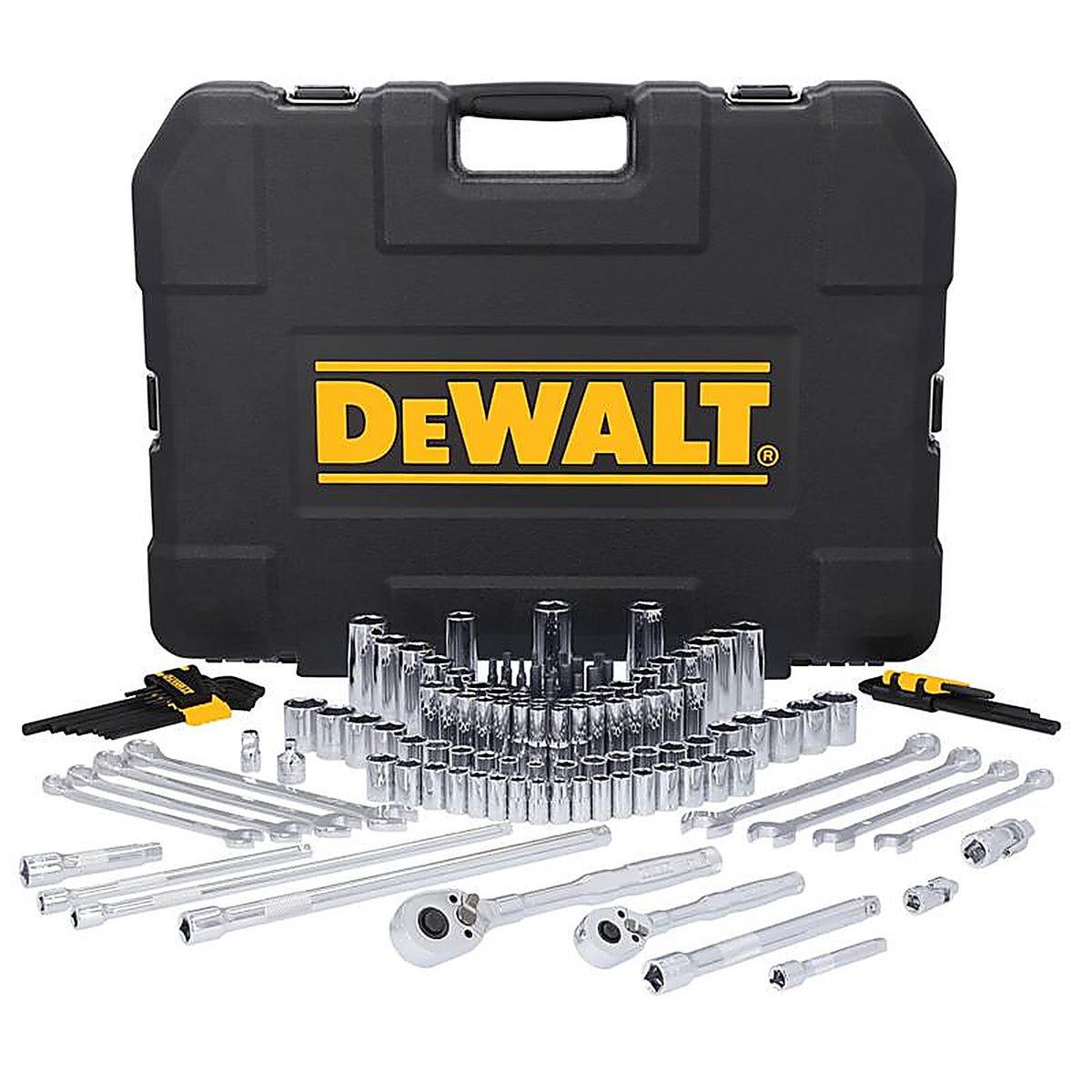 DeWalt - DWMT45408 - Toughseries 1/4 and 3/8 In. Drive Metric/SAE Mechanics Tool Set 140 Piece