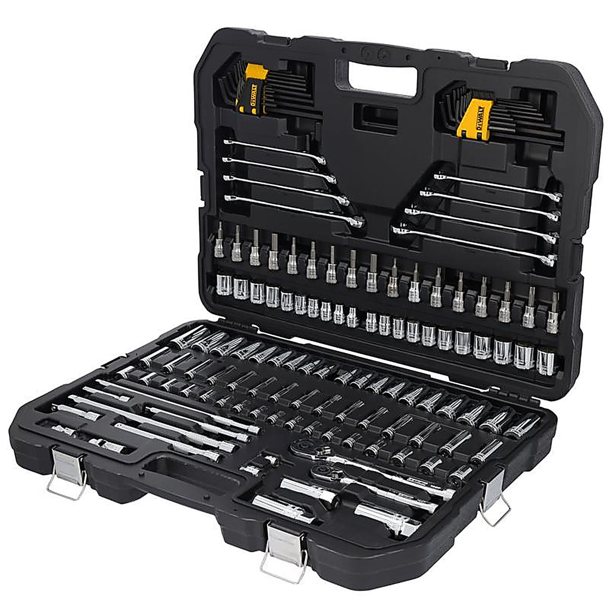 DeWalt - DWMT45408 - Toughseries 1/4 and 3/8 In. Drive Metric/SAE Mechanics Tool Set 140 Piece