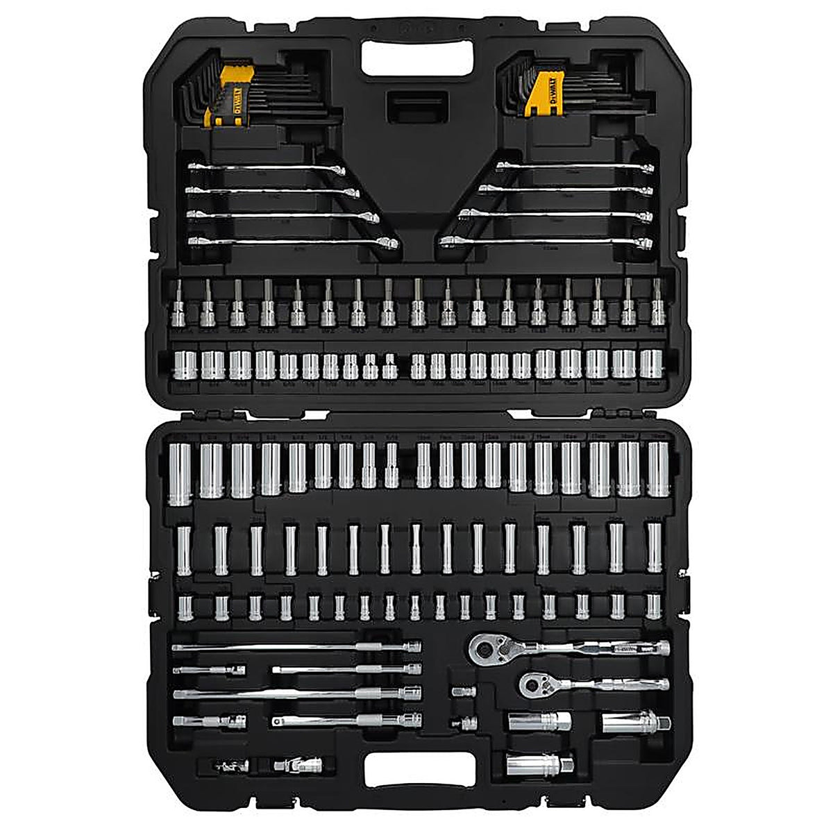DeWalt - DWMT45408 - Toughseries 1/4 and 3/8 In. Drive Metric/SAE Mechanics Tool Set 140 Piece