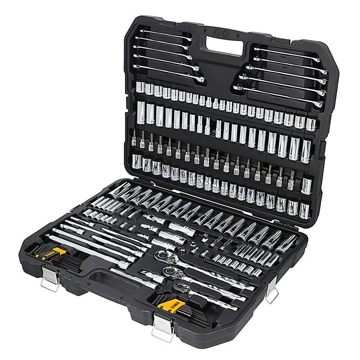 DeWalt - DWMT45409 - Toughseries 1/4 & 3/8 & 1/2 In. Drive Metric/SAE Mechanics Tool Set 185 Piece