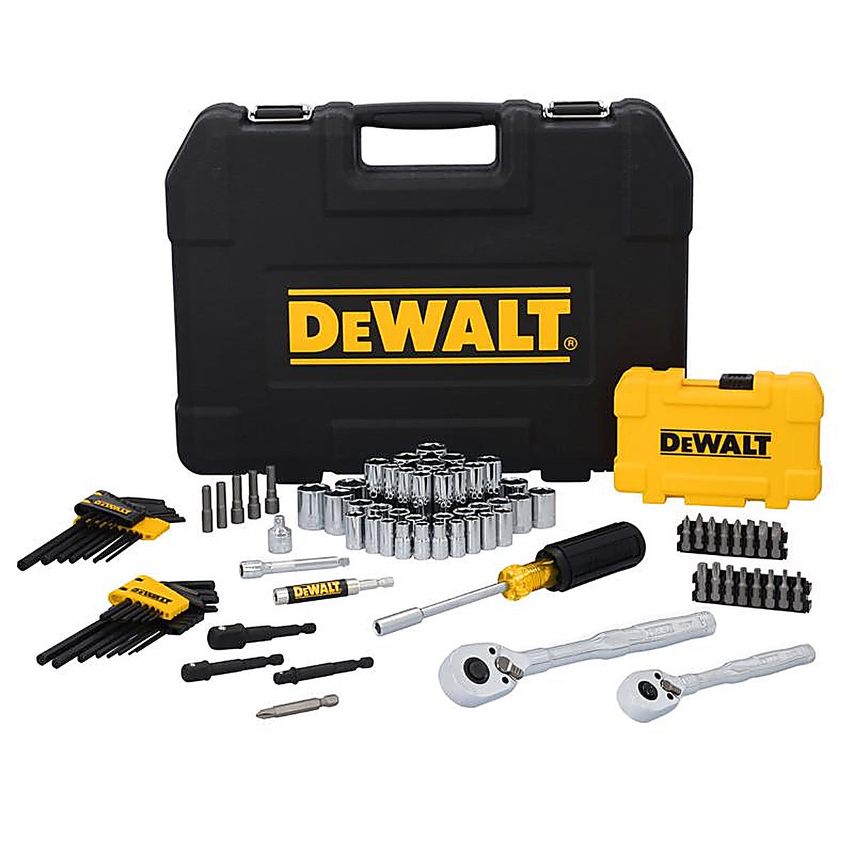 DeWalt - DWMT45410 - Toughseries 1/4 and 3/8 In. Drive Metric/SAE Mechanics Tool Set 96 Piece