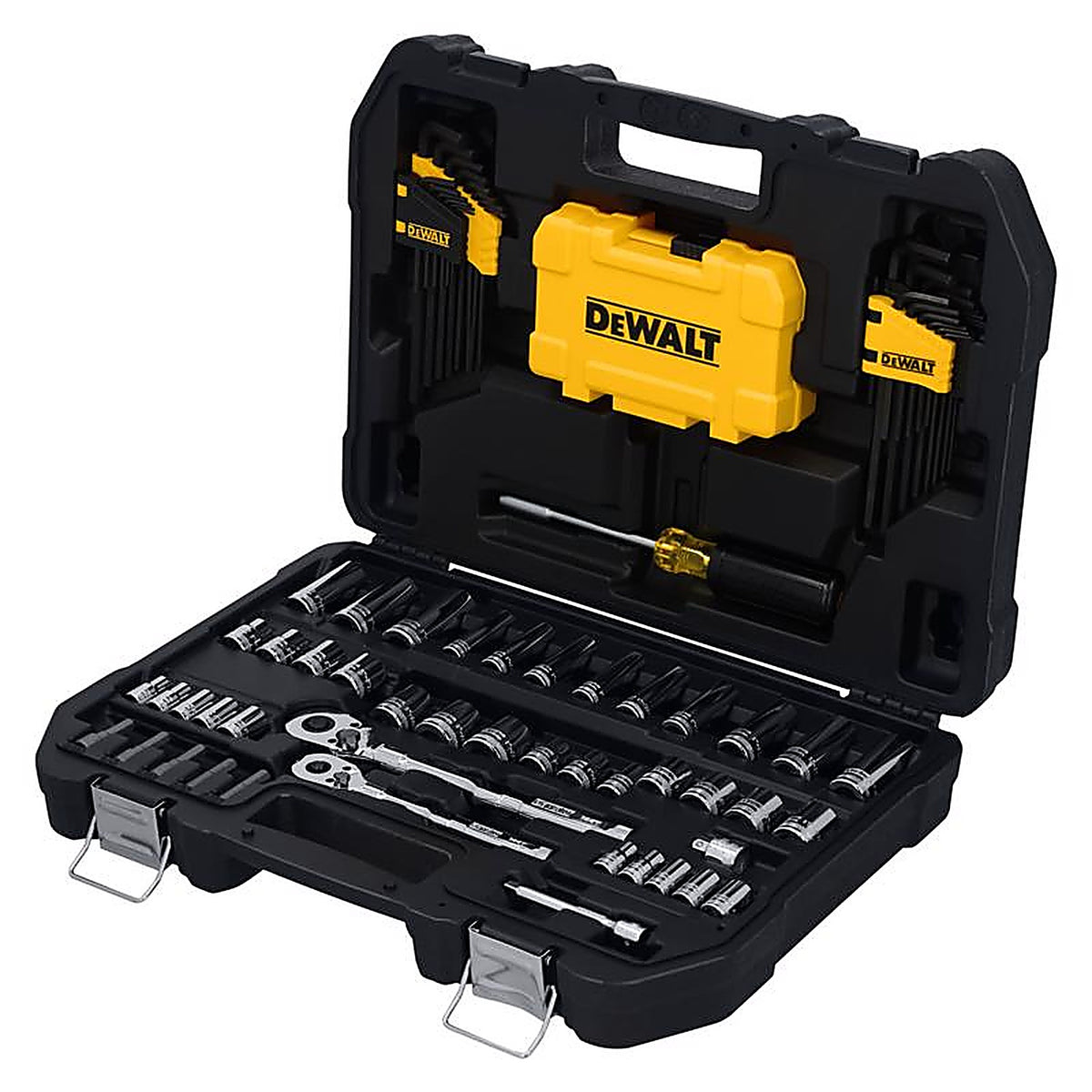 DeWalt - DWMT45410 - Toughseries 1/4 and 3/8 In. Drive Metric/SAE Mechanics Tool Set 96 Piece