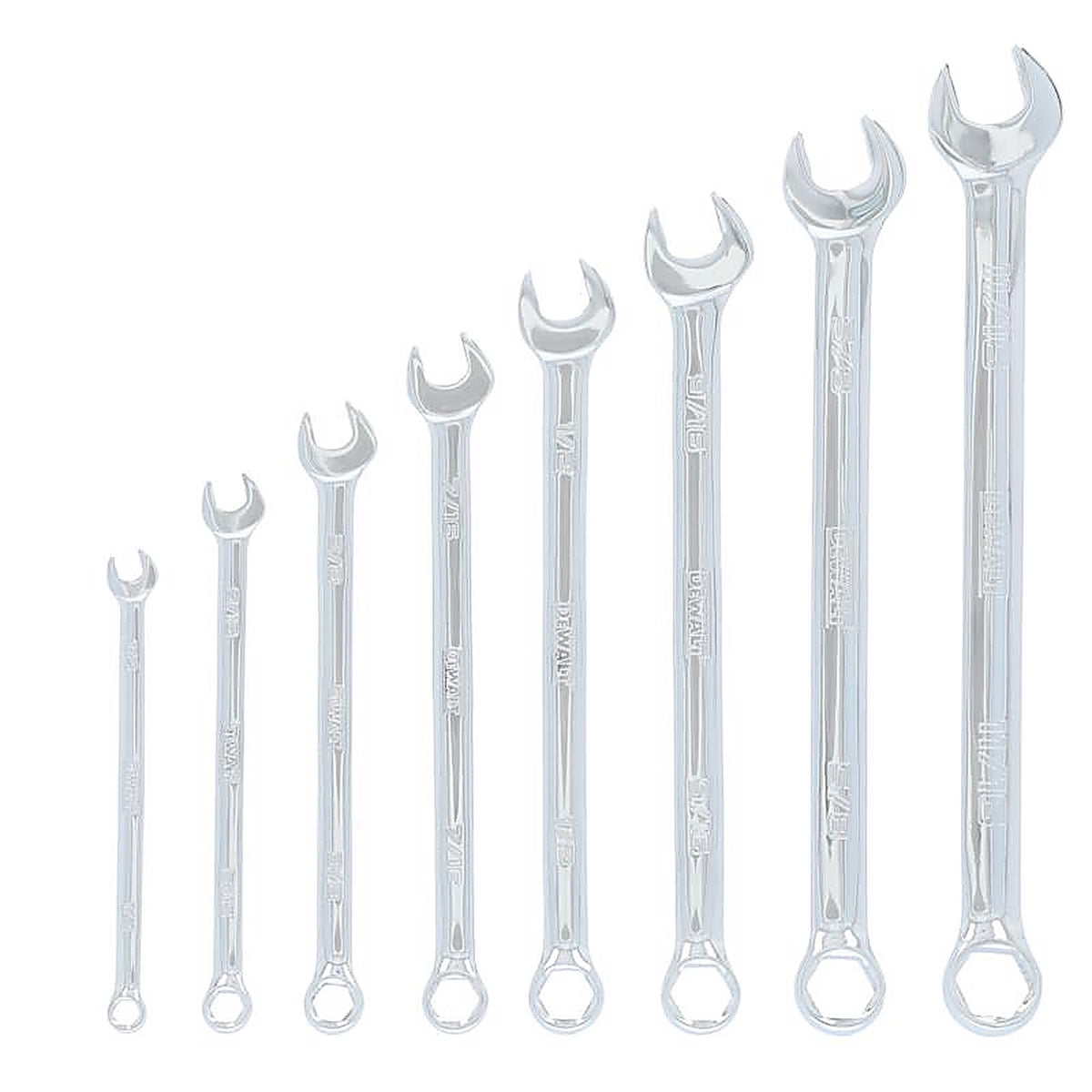 DeWalt - DWMT45427 - Toughseries SAE Combination Wrench Set 8 Piece