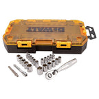 DeWalt - DWMT73805 - 1/4 In. Drive Metric/SAE 6 Point Socket Set 25 Piece