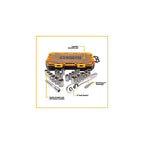 DeWalt - DWMT73813 - 1/2 In. Drive Metric/SAE 6 Point Socket Set 23 Piece