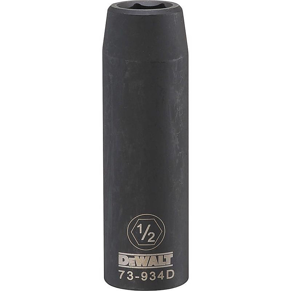 DeWalt - DWMT73934OSP - 1/2 In. X 1/2 In. Drive SAE 6 Point Deep Impact Socket 1 Piece