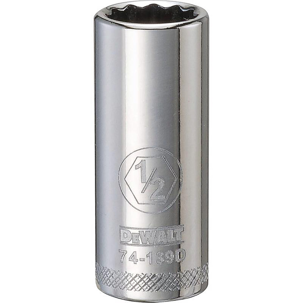 DeWalt - DWMT74139OSP - 1/2 In. X 3/8 In. Drive SAE 12 Point Deep Socket 1 Piece