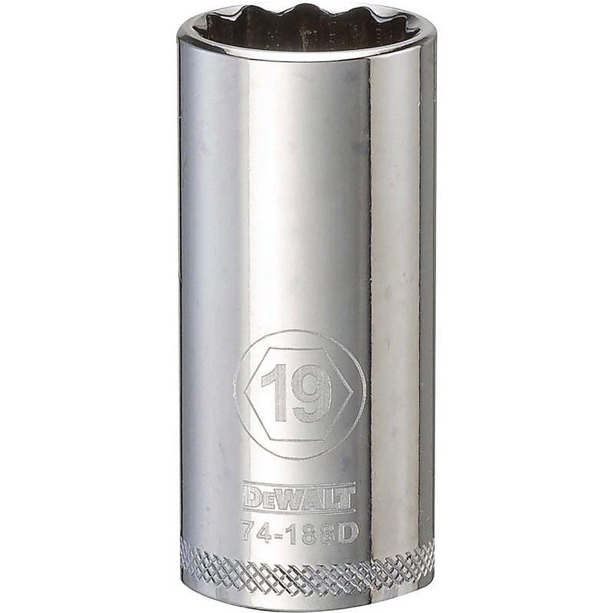 DeWalt - DWMT74188OSP - 19 Ml X 3/8 In. Drive Metric 12 Point Deep Socket 1 Piece