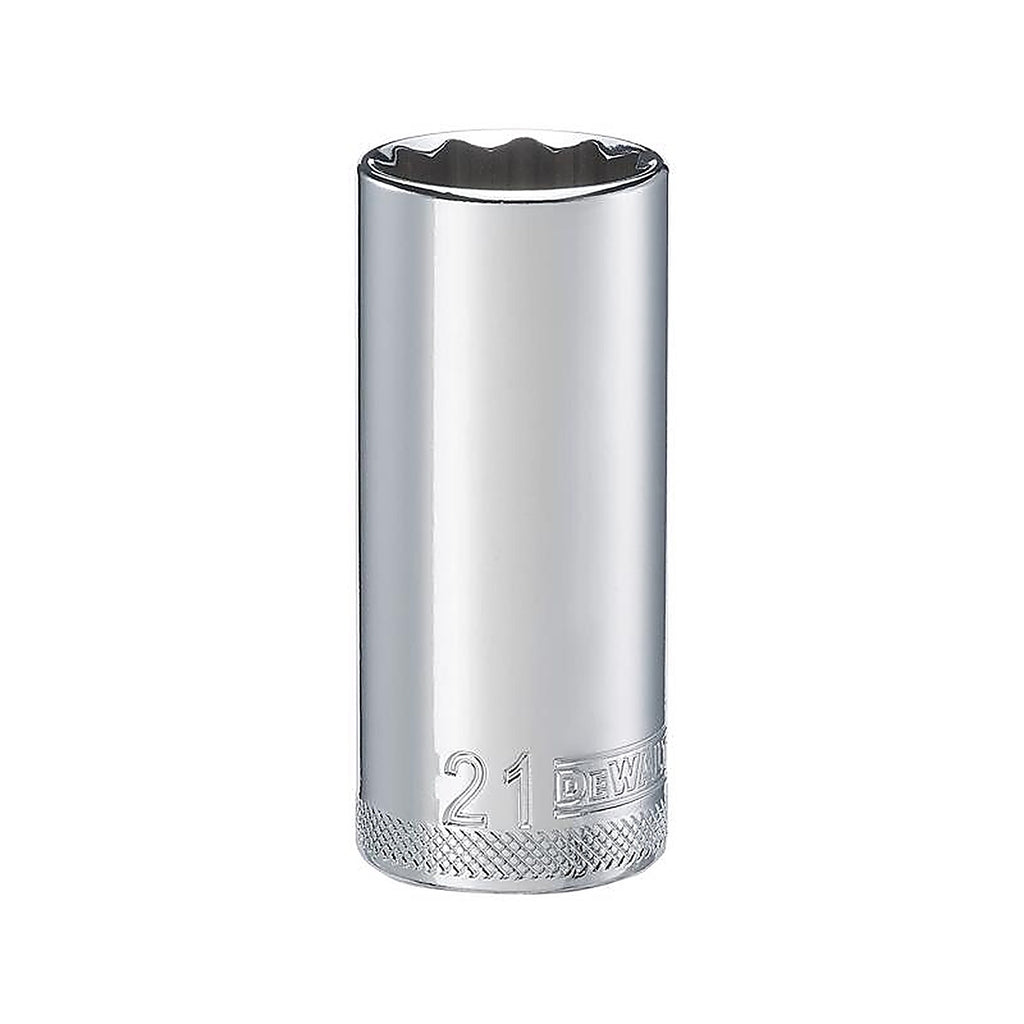 DeWalt - DWMT74189OSP - 21 MM X 3/8 In. Drive Metric 12 Point Deep Socket 1 Piece