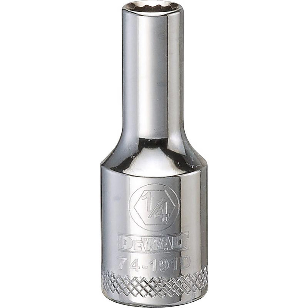 DeWalt - DWMT74191OSP - 1/4 In. X 3/8 In. Drive SAE 12 Point Deep Socket 1 Piece