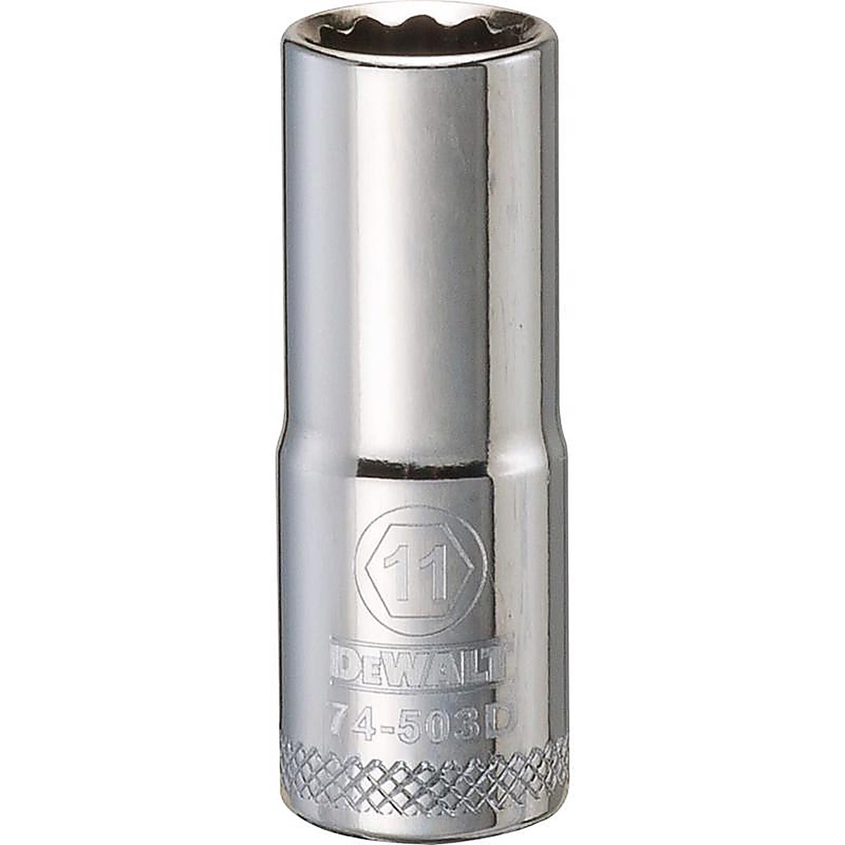 DeWalt - DWMT74503OSP - 11 MM X 3/8 In. Drive Metric 12 Point Deep Socket 1 Piece