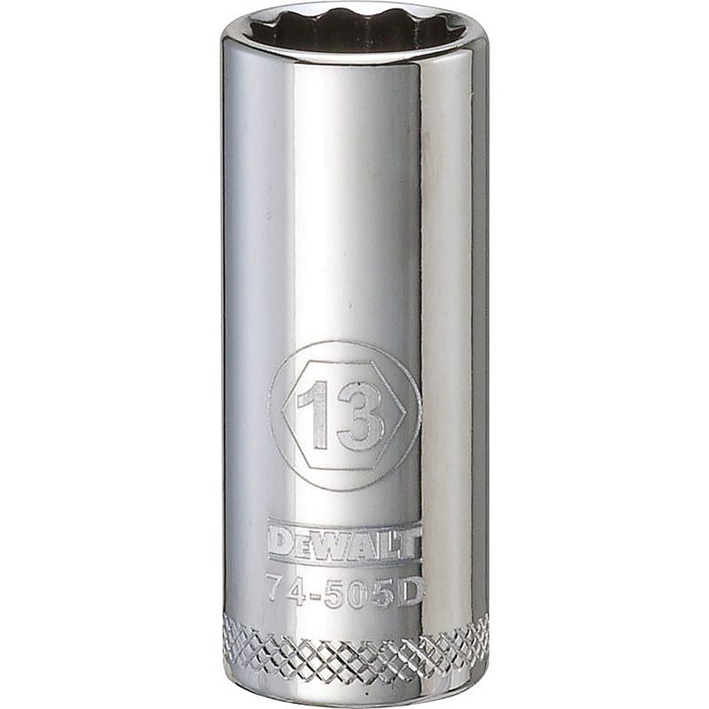 DeWalt - DWMT74505OSP - 13 MM X 3/8 In. Drive Metric 12 Point Deep Socket 1 Piece