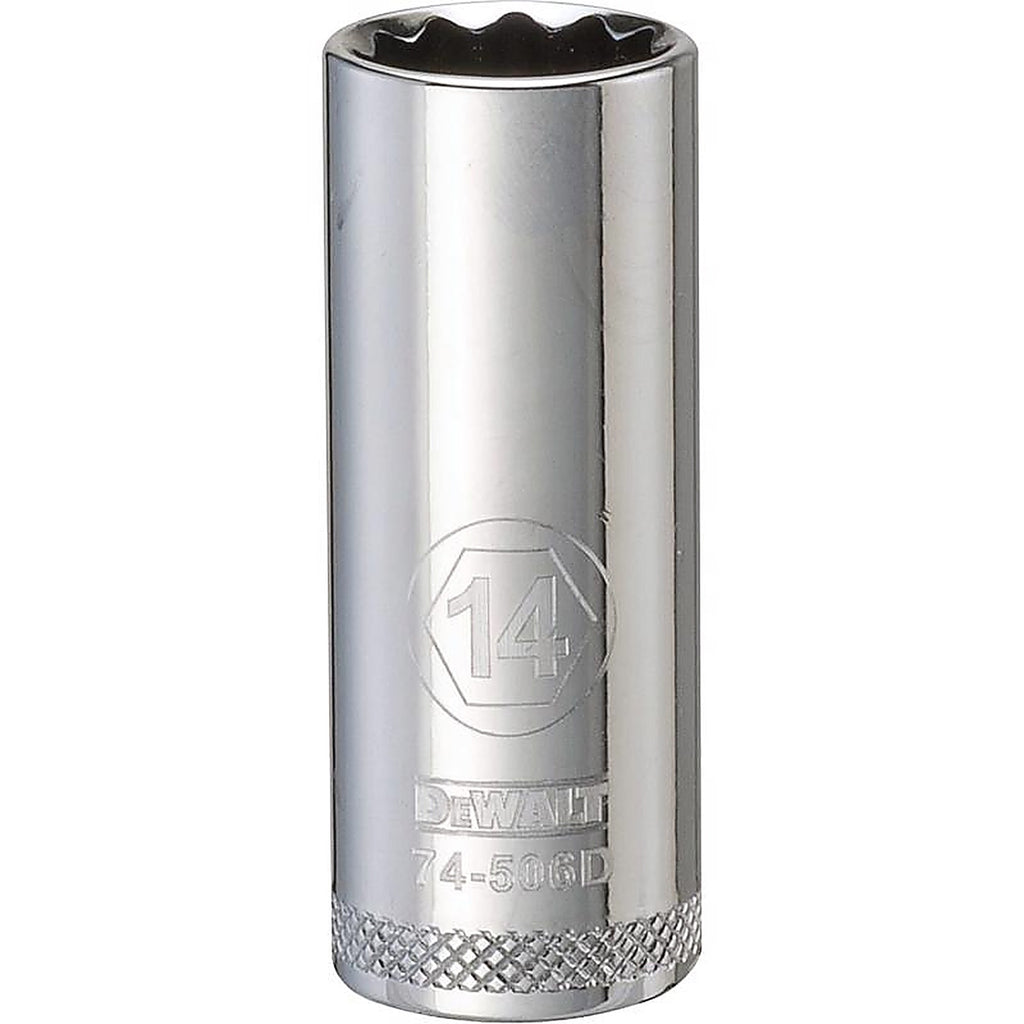 DeWalt - DWMT74506OSP - 14 MM X 3/8 In. Drive Metric 12 Point Deep Socket 1 Piece