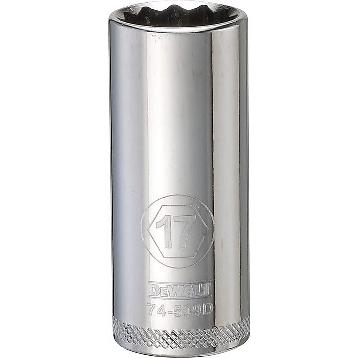 DeWalt - DWMT74509OSP - 17 MM X 3/8 In. Drive Metric 12 Point Deep Socket 1 Piece