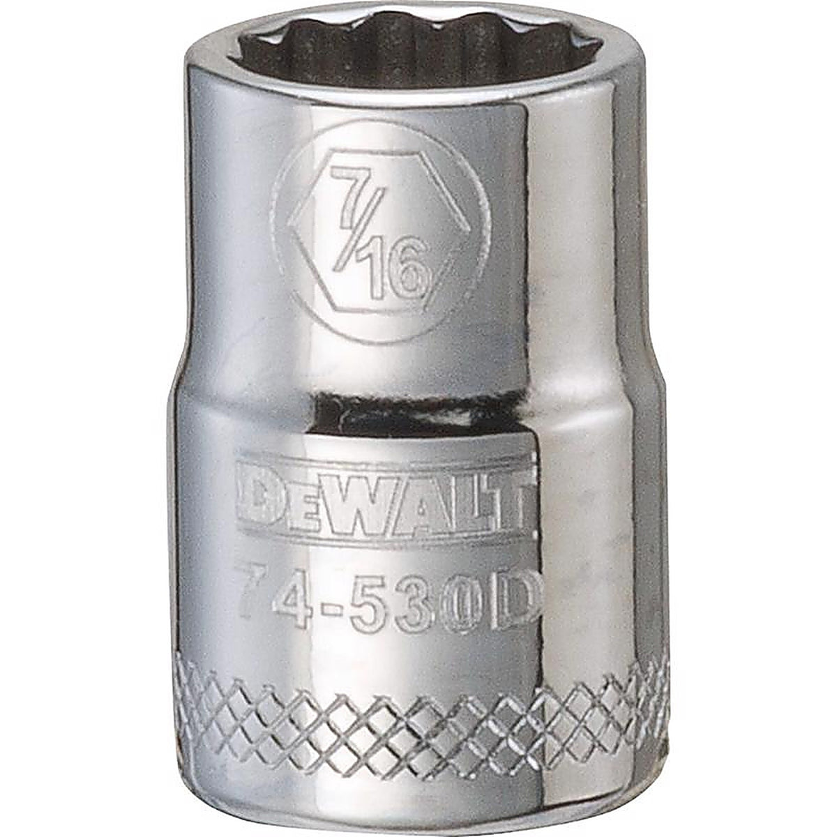 DeWalt - DWMT74530OSP - 7/16 In. X 3/8 In. Drive SAE 12 Point Socket 1 Piece