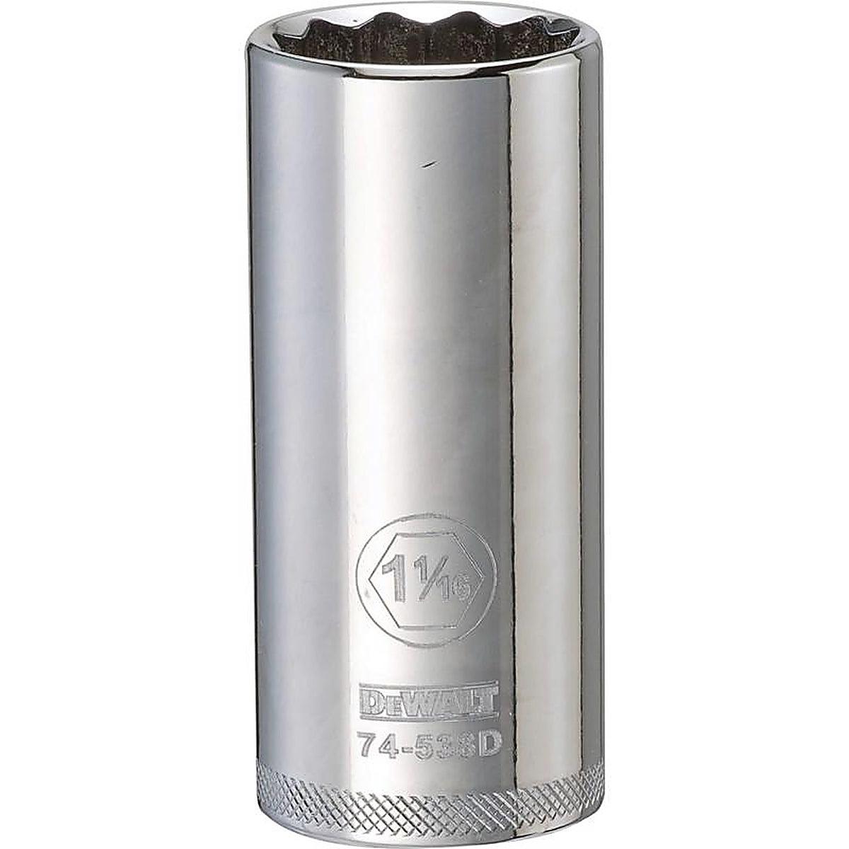 DeWalt - DWMT74538OSP - 1-1/16 In. X 1/2 In. Drive SAE 12 Point Deep Socket 1 Piece