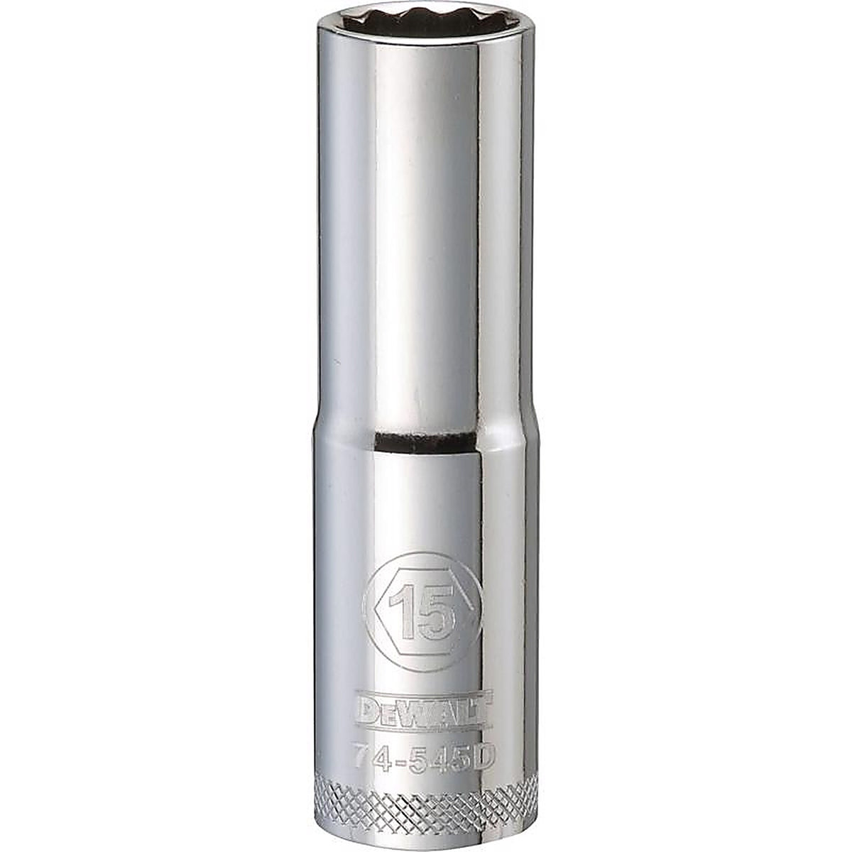 DeWalt - DWMT74545OSP - 15 MM X 1/2 In. Drive Metric 12 Point Deep Socket 1 Piece