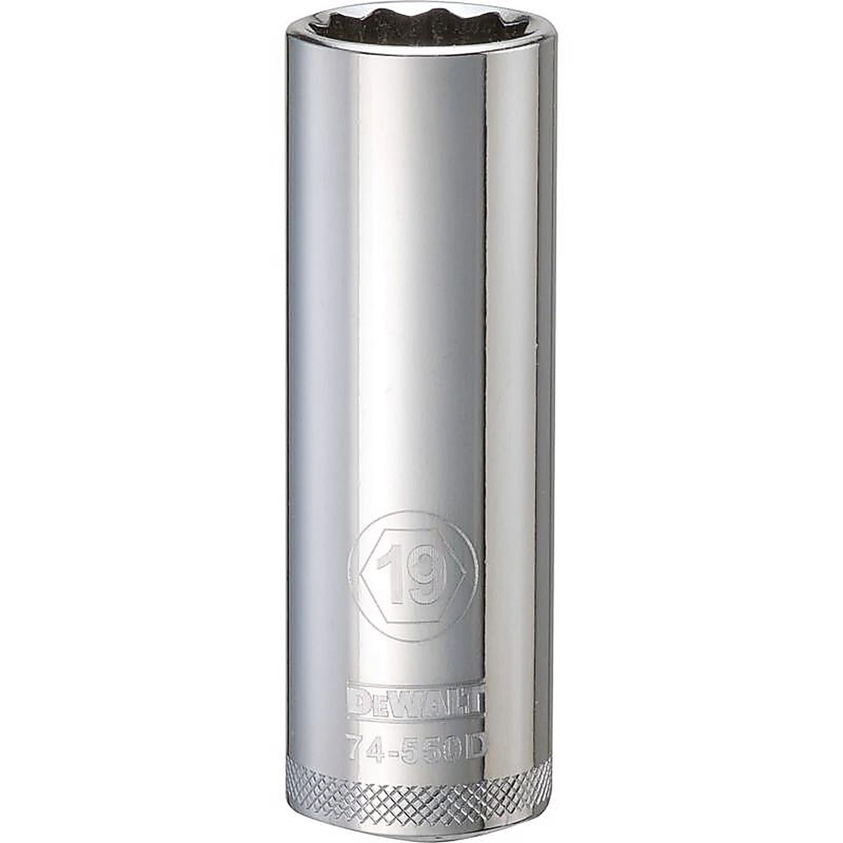 DeWalt - DWMT74550OSP - 19 MM X 1/2 In. Drive Metric 12 Point Deep Socket 1 Piece