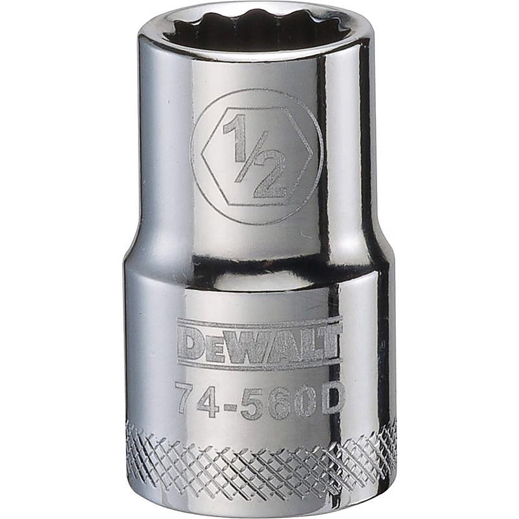 DeWalt - DWMT74560OSP - 1/2 In. X 1/2 In. Drive SAE 12 Point Socket 1 Piece