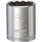 DeWalt - DWMT74572OSP - 15/16 In. X 1/2 In. Drive SAE 12 Point Socket 1 Piece