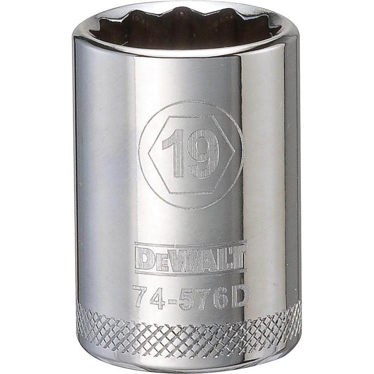 DeWalt - DWMT74576OSP - 19 MM X 1/2 In. Drive Metric 12 Point Socket 1 Piece