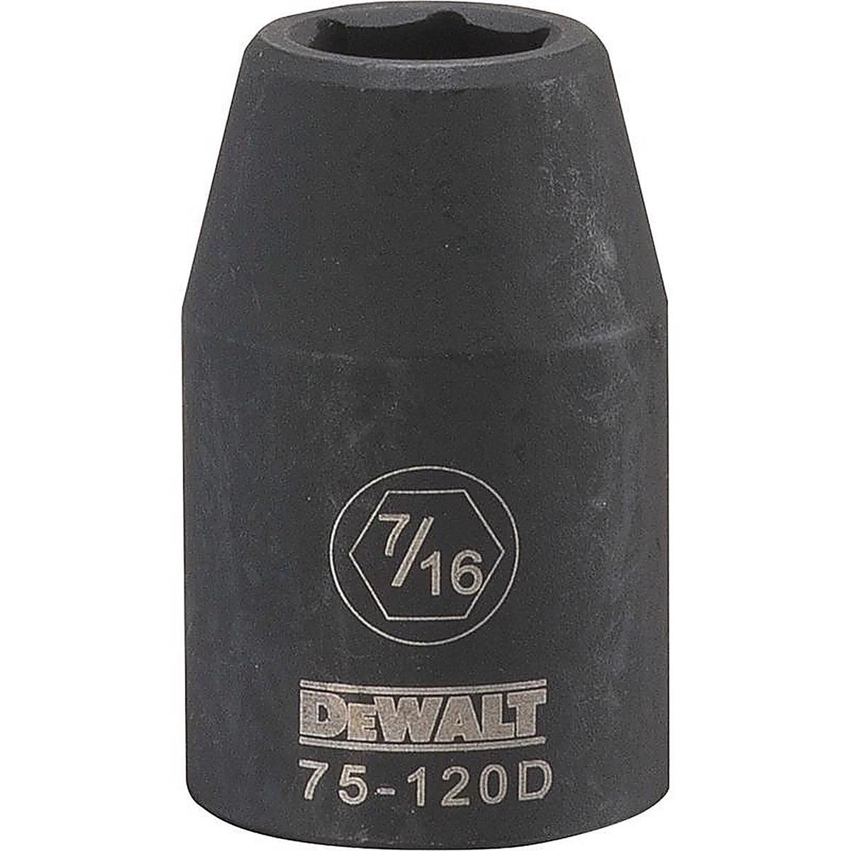 DeWalt - DWMT75120OSP - 7/16 In. X 1/2 In. Drive SAE 6 Point Deep Impact Socket 1 Piece