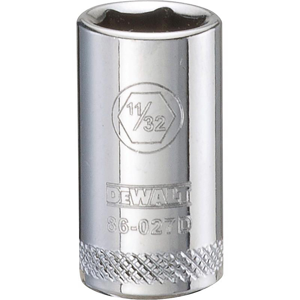DeWalt - DWMT86027OSP - 11/32 In. X 1/4 In. Drive SAE 6 Point Socket 1 Piece