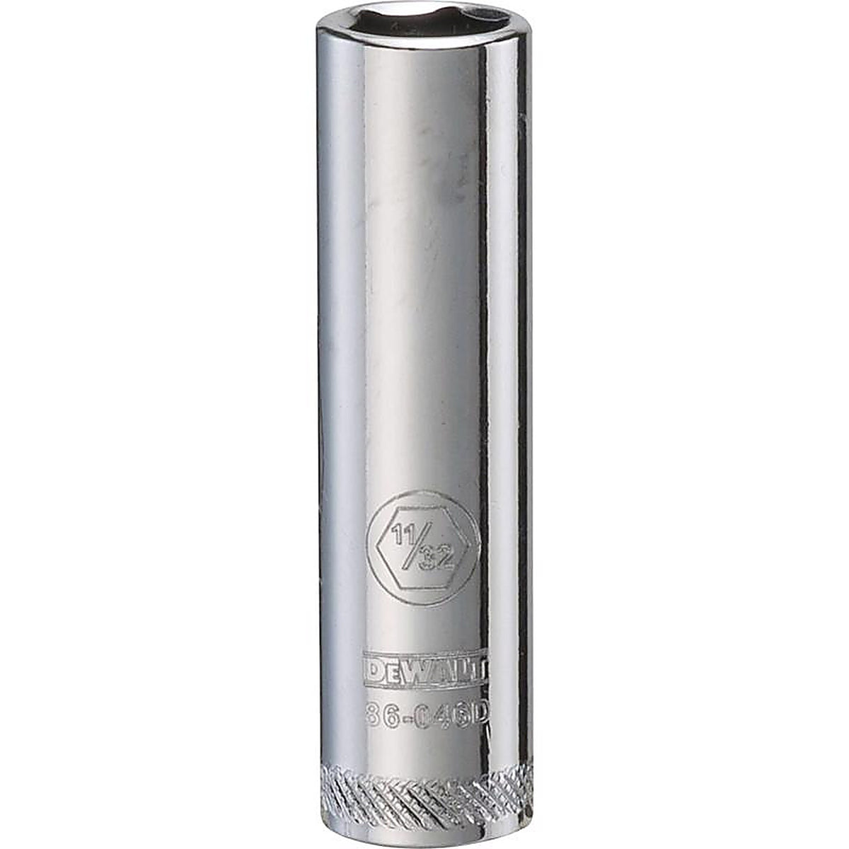 DeWalt - DWMT86046OSP - 11/32 In. X 1/4 In. Drive SAE 6 Point Deep Socket 1 Piece