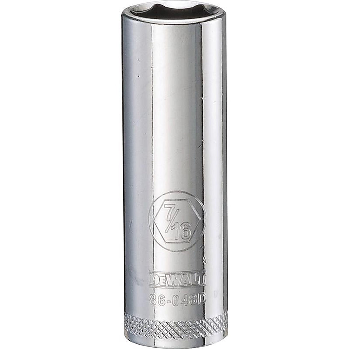DeWalt - DWMT86048OSP - 7/16 In. X 1/4 In. Drive SAE 6 Point Deep Socket 1 Piece