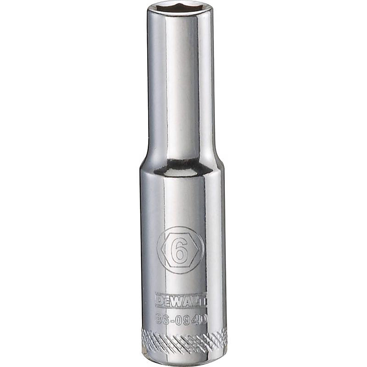 DeWalt - DWMT86094OSP - 6 MM X 1/4 In. Drive Metric 6 Point Deep Socket 1 Piece