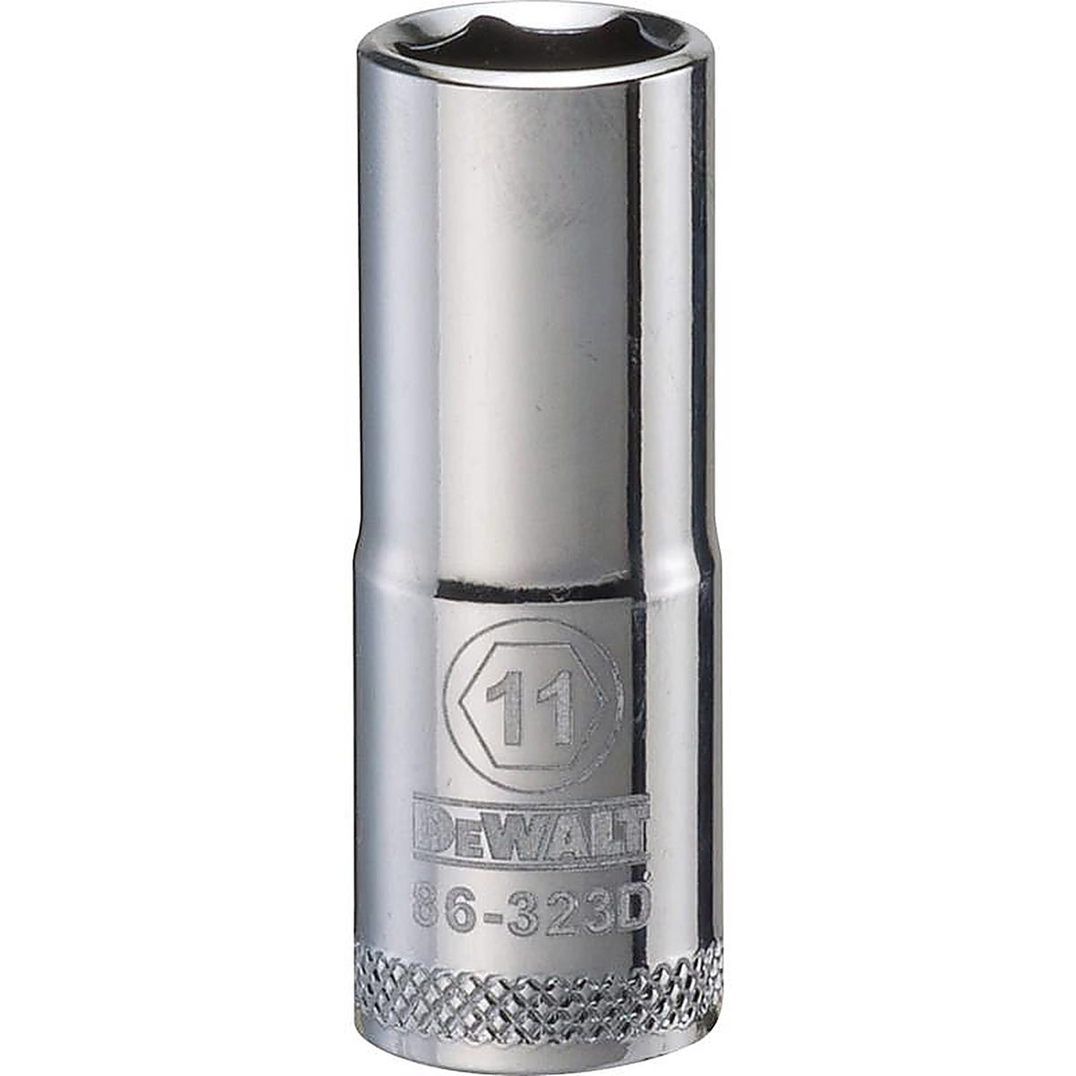 DeWalt - DWMT86323OSP - 11 MM X 3/8 In. Drive Metric 6 Point Deep Socket 1 Piece