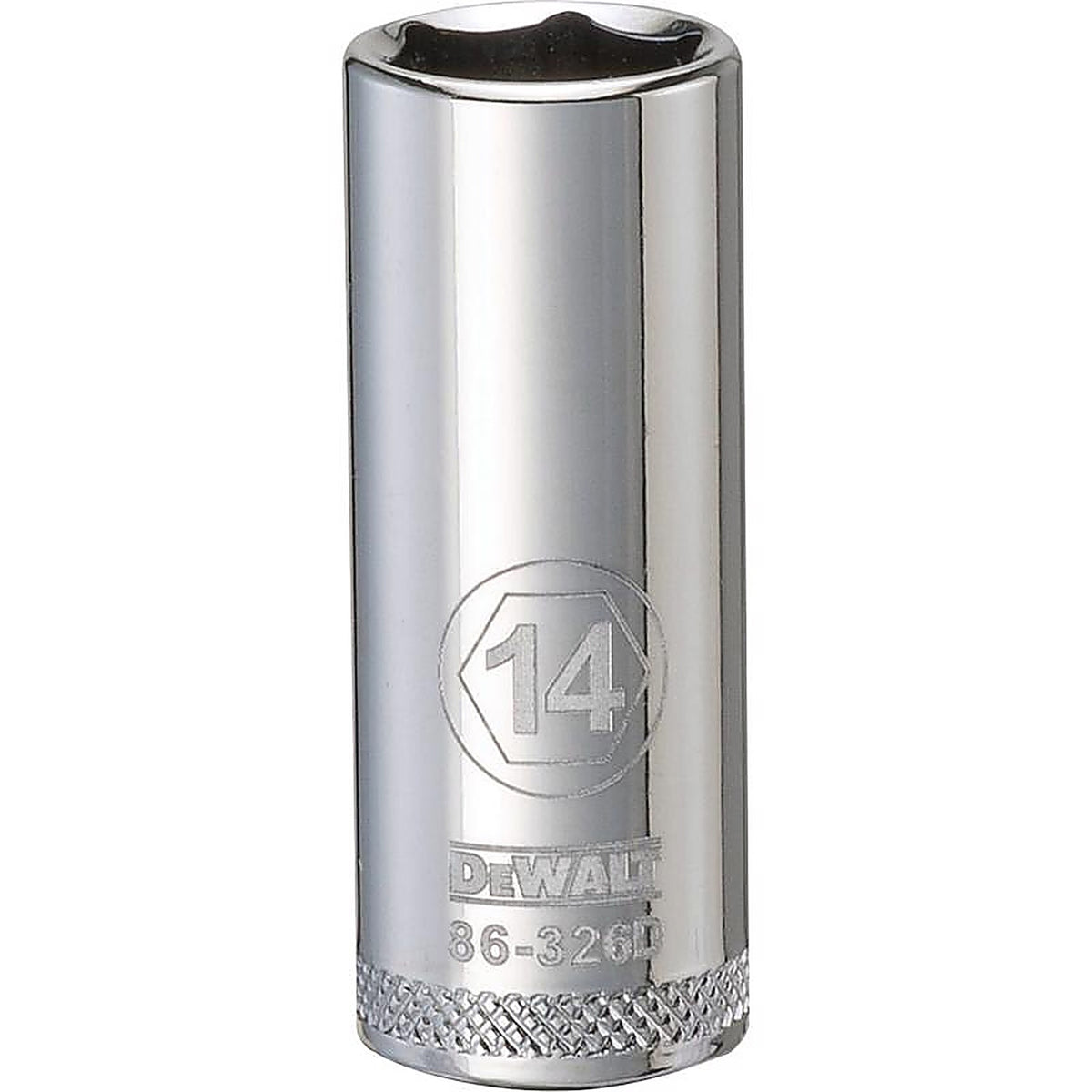 DeWalt - DWMT86326OSP - 14 MM X 3/8 In. Drive Metric 6 Point Deep Socket 1 Piece